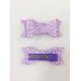 'Jean' Sparkle bow set - Lilac